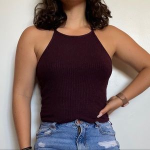 Brandy Melville Maroon Top